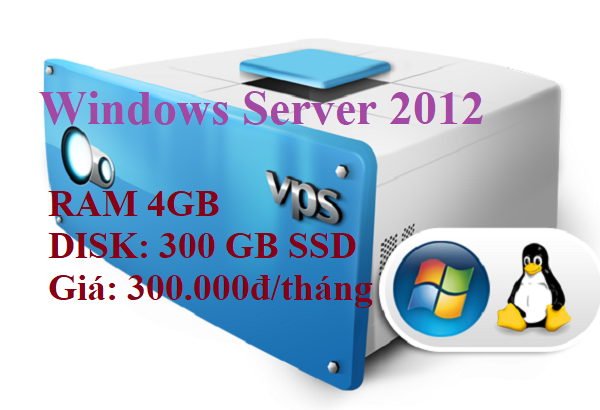 VPS windows SSD dung lượng lớn