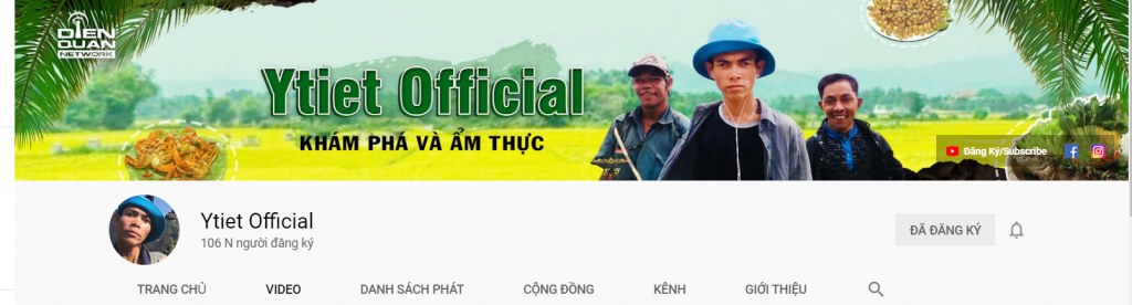 Kênh chính thức của Youtuber chăn bò Việt Nam