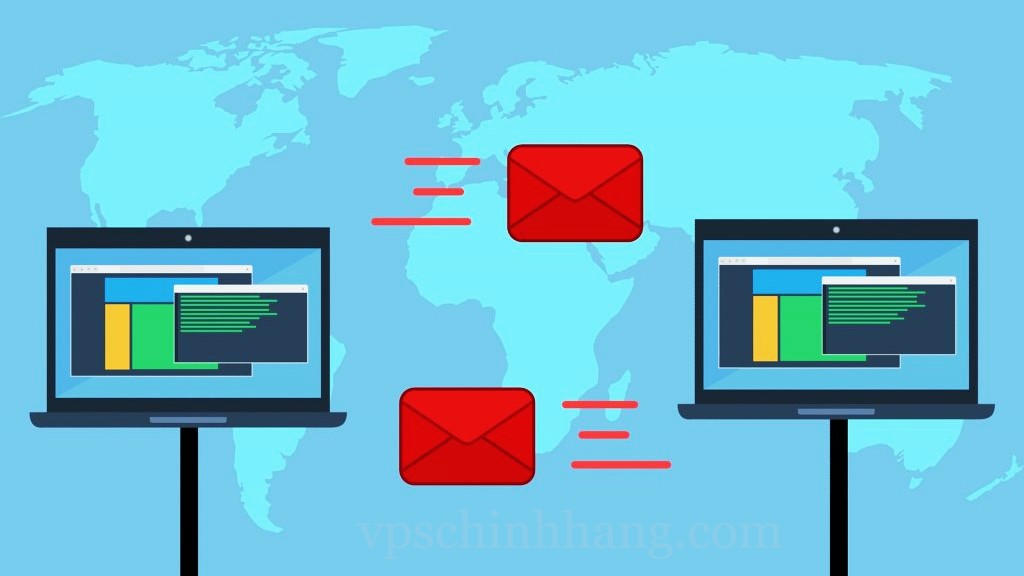 Mail Server được thiết lập để nhận và gửi email bằng các giao thức tiêu chuẩn