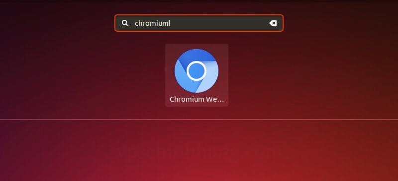 Giao diện chính của Chromium