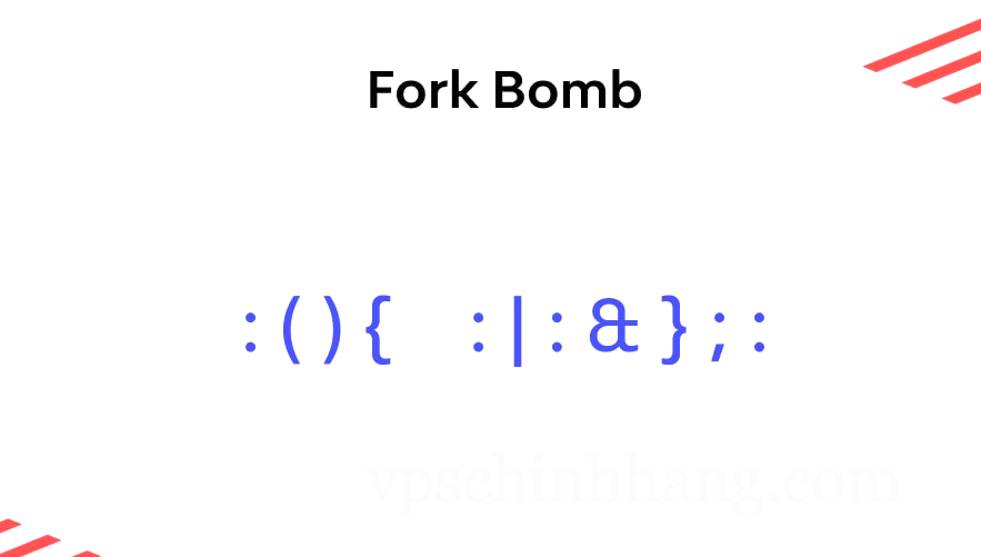 Nên tránh lệnh Fork Bomb để tiết kiệm tài nguyên