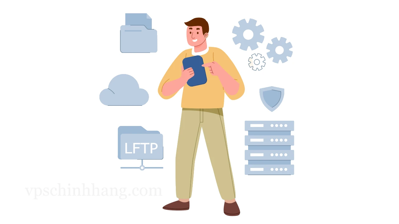 Lệnh lftp: Cách để tải xuống và tải tệp lên trong Linux