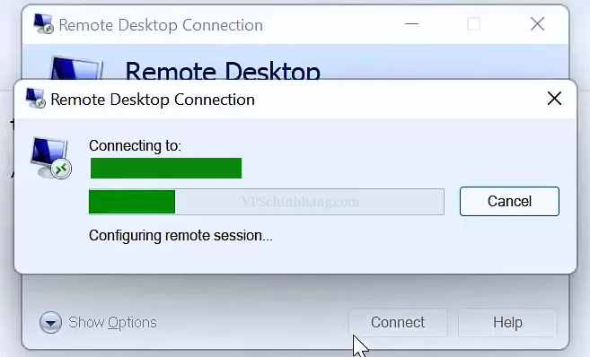 Đăng nhập vào VPS bằng Remote Desktop