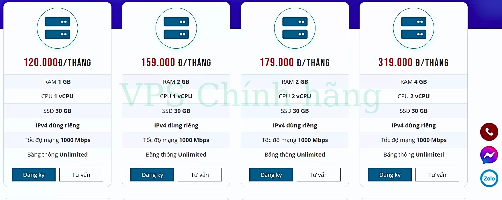 Nhà cung cấp VPS uy tín, chất lượng - VPS Chính hãng