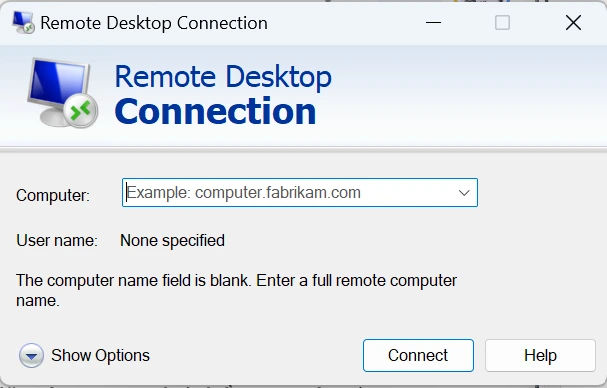 Remote Destop Connection