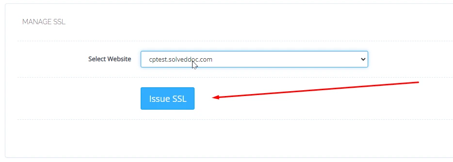 Cài đặt SSL cho website trên CyberPanel