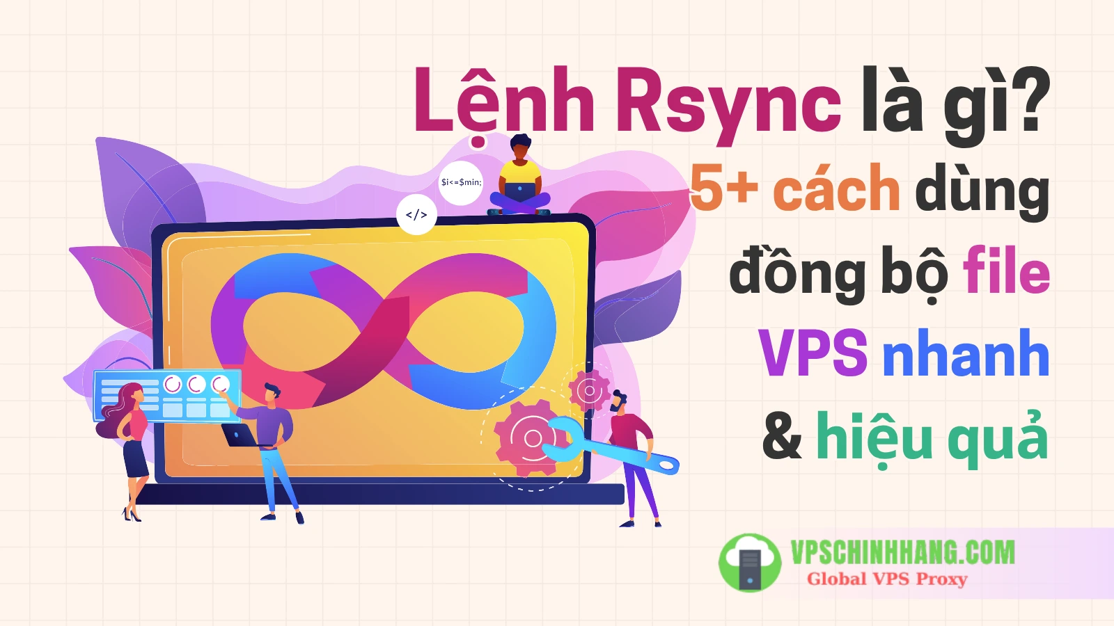 Lệnh Rsync là gì 5 cách dùng đồng bộ file VPS (Nhanh & hiệu quả)