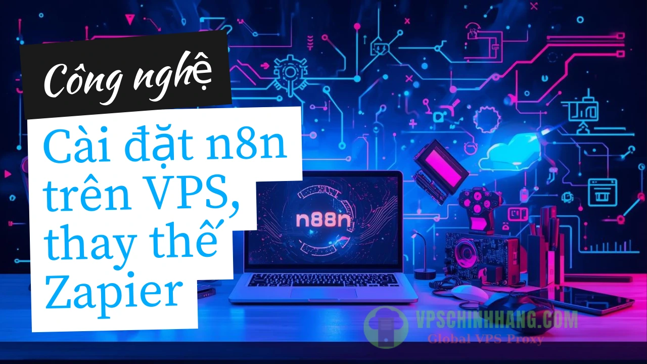 Cài đặt n8n trên VPS Thay thế Zapier, tiết kiệm chi phí & không giới hạn workflow