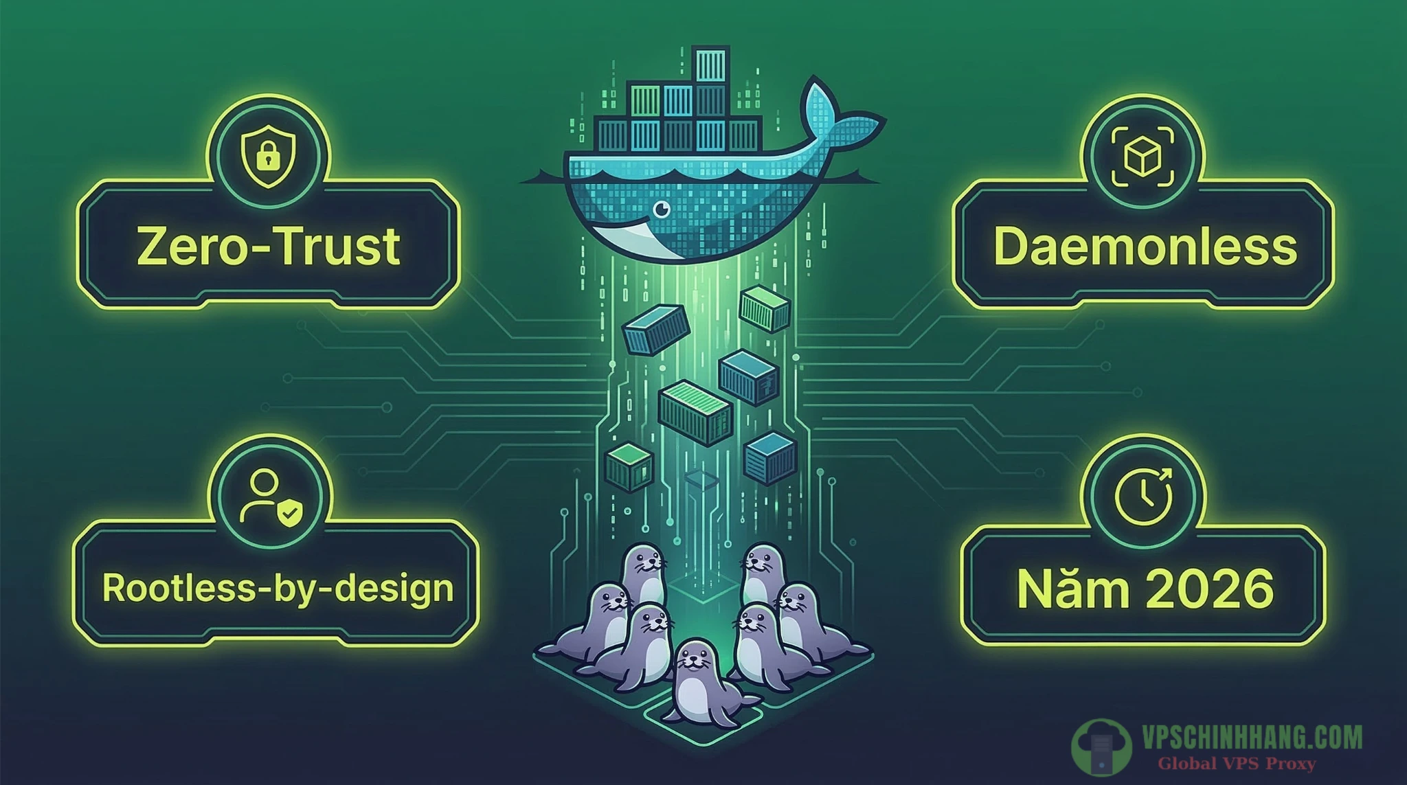 Podman là gì? Giải pháp chạy container bảo mật thay thế Docker trên VPS Linux.