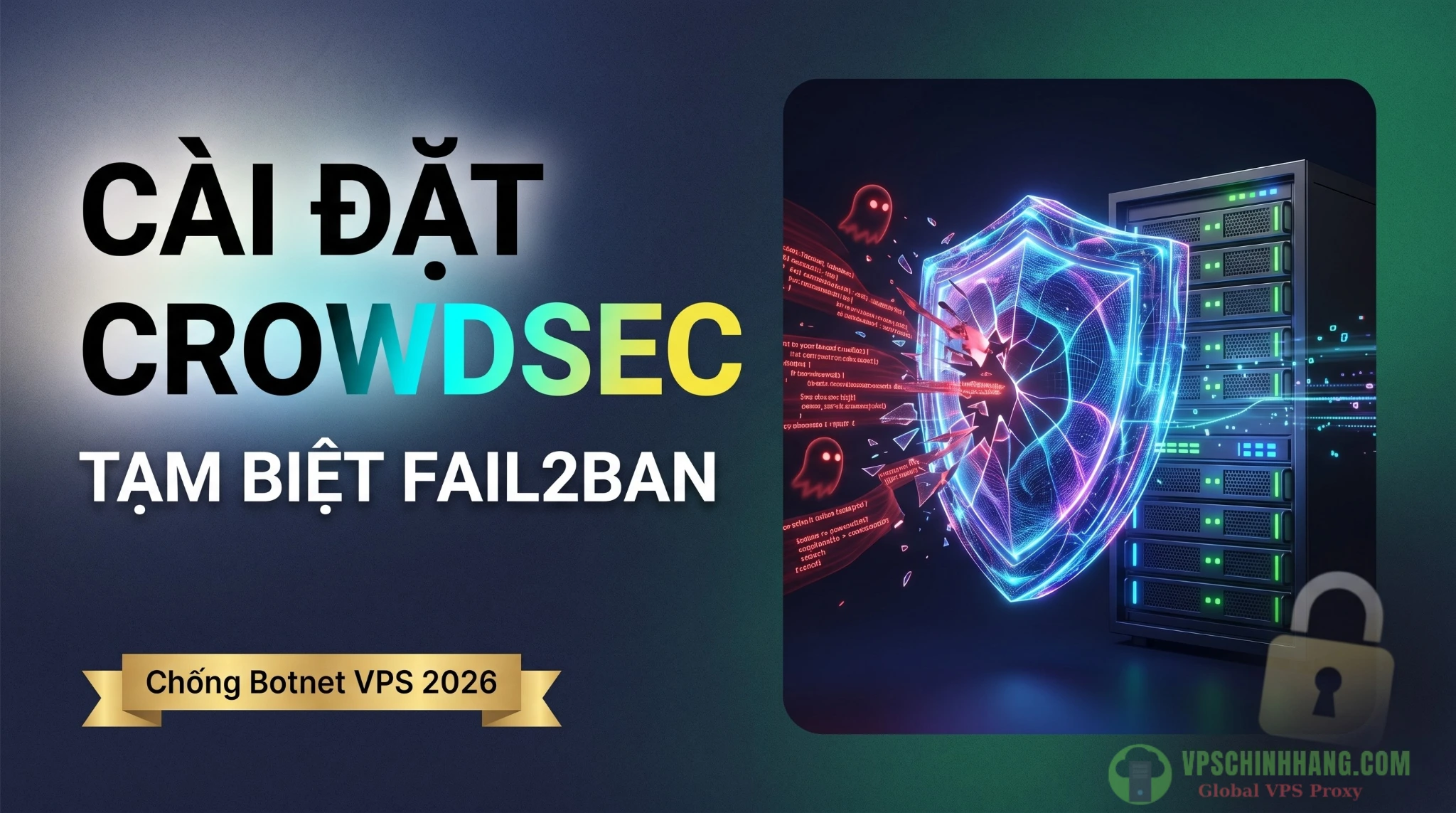 Hướng dẫn cài đặt CrowdSec trên VPS Linux để thay thế Fail2Ban, bảo vệ hệ thống khỏi botnet.