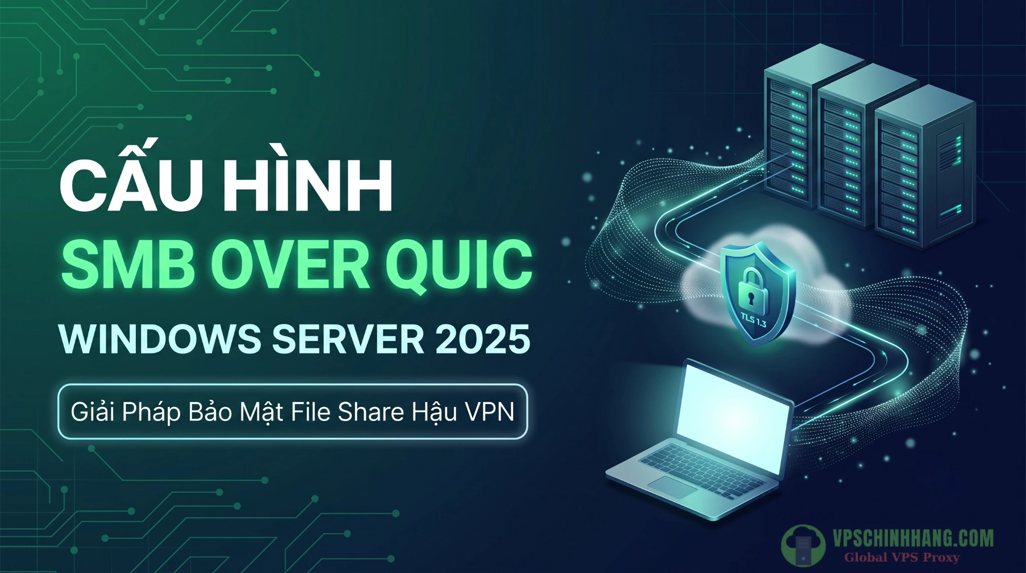 Hướng dẫn cấu hình SMB over QUIC Windows Server 2025: Giảm tải VPN, tối ưu File Share