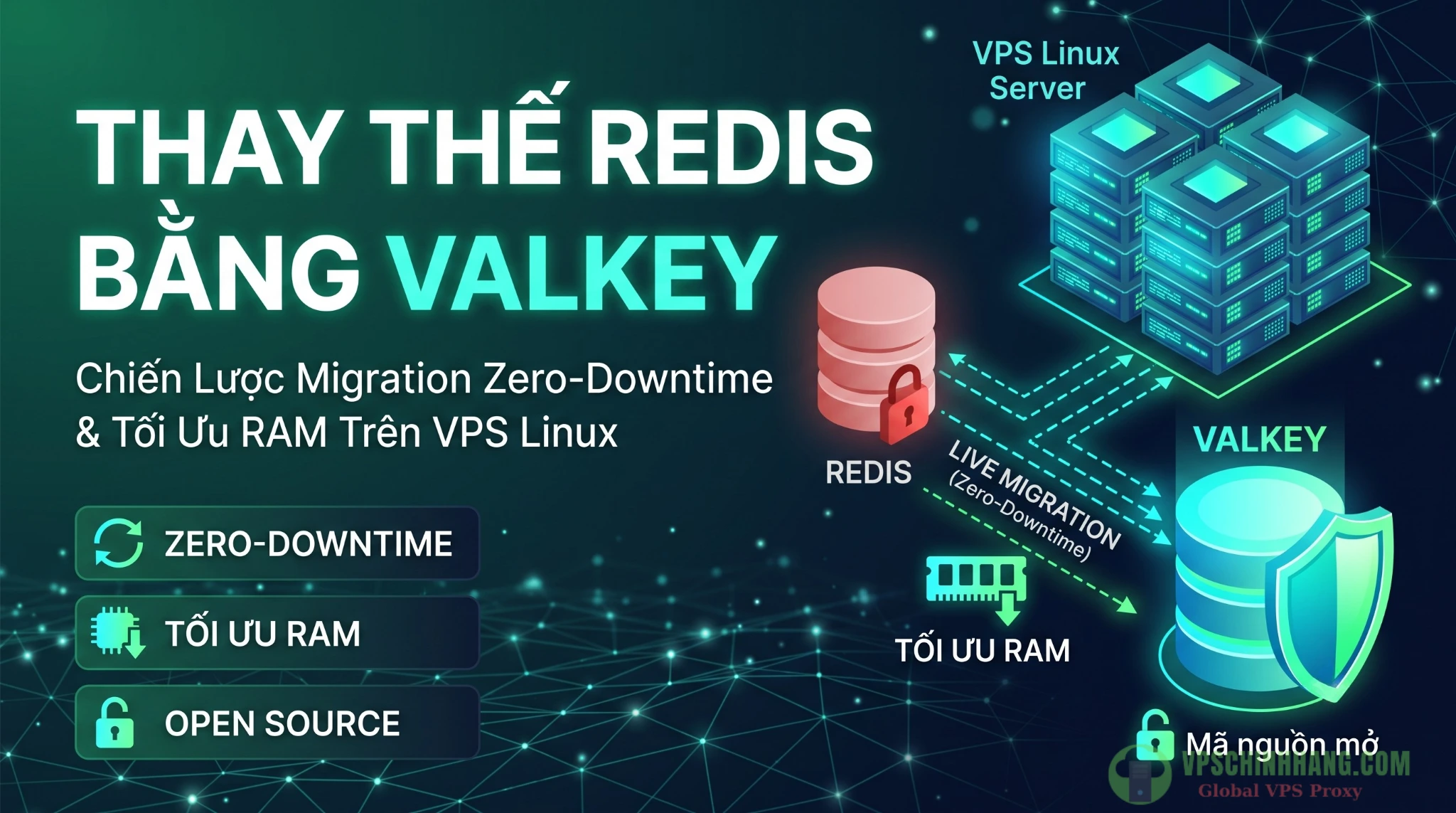 Hướng dẫn thực chiến thay thế Redis bằng Valkey VPS Linux cho hệ thống tải cao